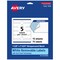Avery Matte White Removable Wraparound Labels with Sure Feed Technology, Print-to-the-Edge, 1.5" x 7.75"